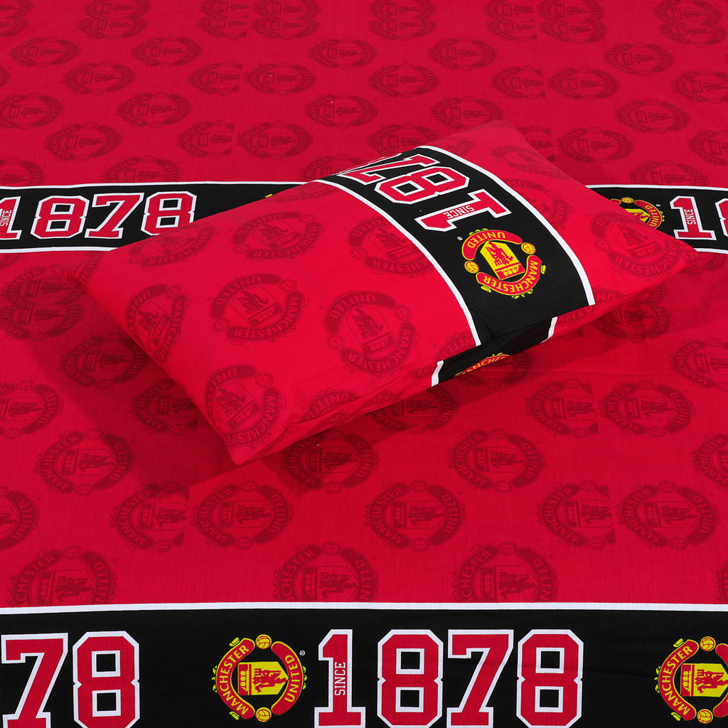 Cartoon Character Bed Sheet M_United Single-30185