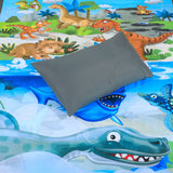 Cartoon Character Bed Sheet Dinosaur Land & Sea Single-30191