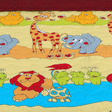 Cartoon Character Bed Spread Croak & Animal-30199