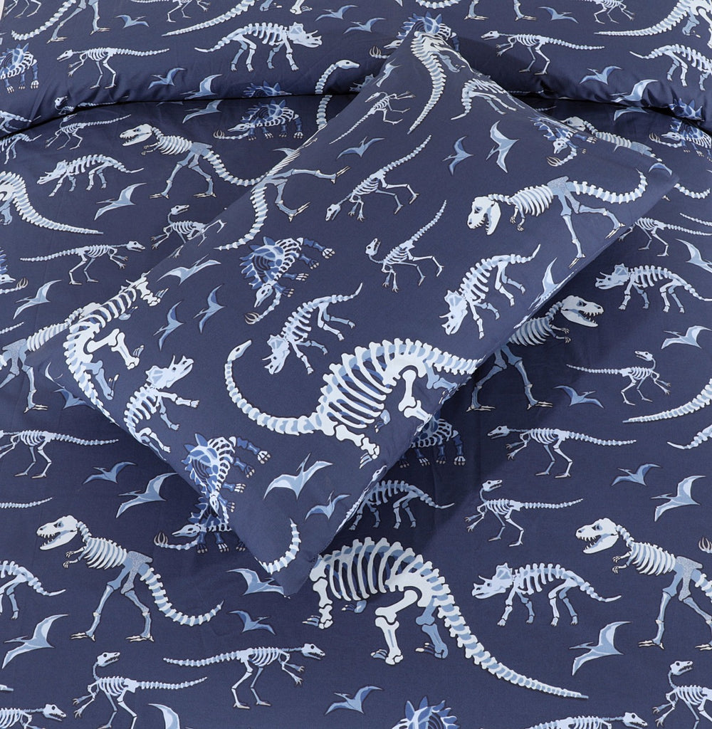 Glow in Dark Bed Sheet Dinosaur King-30126
