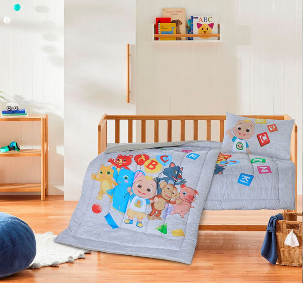Cartoon Character Baby Cot Set Cocomelon ABC-30239