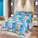 Poly Cotton Bed Sheet Set Geometric-50196 OS