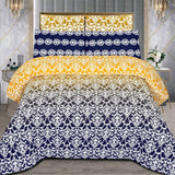 Bed Sheet Blue to Yellow-30214