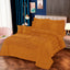 Zigzag Pleated Duvet Cover 8 Pcs Set Mustard-40136 RFS