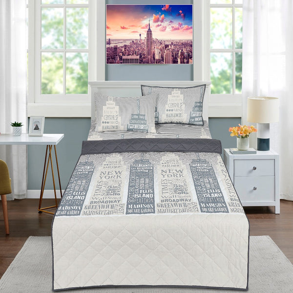 Cartoon Character Bed Sheet Mid Town King-30198