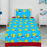 Cartoon Character Bed Sheet Pikachu Single-30188