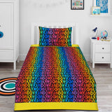 Cartoon Character Bed Sheet Rainbow-30195