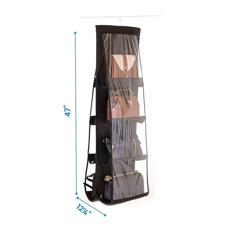 Hanging Purse Organizer (8 Compartments)-8comprt – Lotus