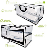 Clear Waterproof Zippered Storage Bag-Bag-42