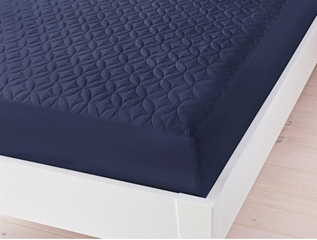 Navy - Waterproof Mattress Protector