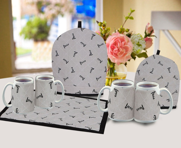 7 Pcs Quilted Tea Cozy Set Pairs-TC10