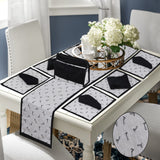 14 Pcs Quilted Table Runner Set Paris-1534 OS