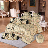 Shanghai Bridal Comforter Set Black Cream -50182 OS