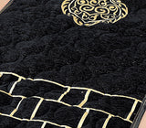 Quilted Prayer Mat (Jainamaz) Motive Black-50104