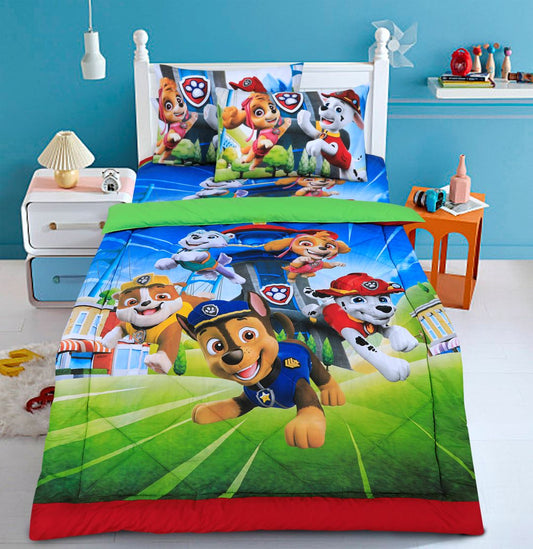 Cartoon Character Comforter Set Pups - 30137 - Lotus