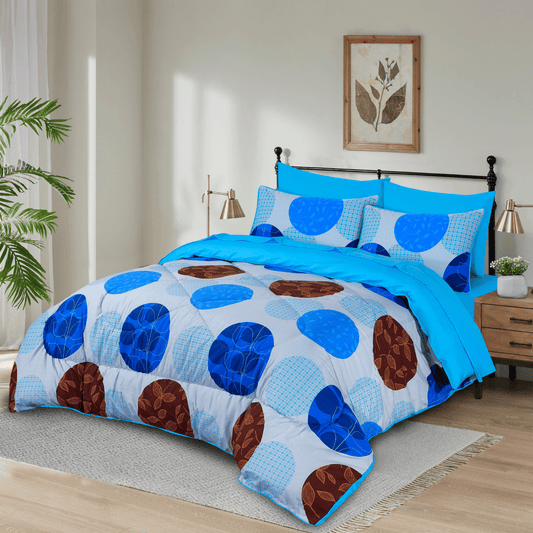 Comforter Set Circle Croshet - 30155 - Lotus