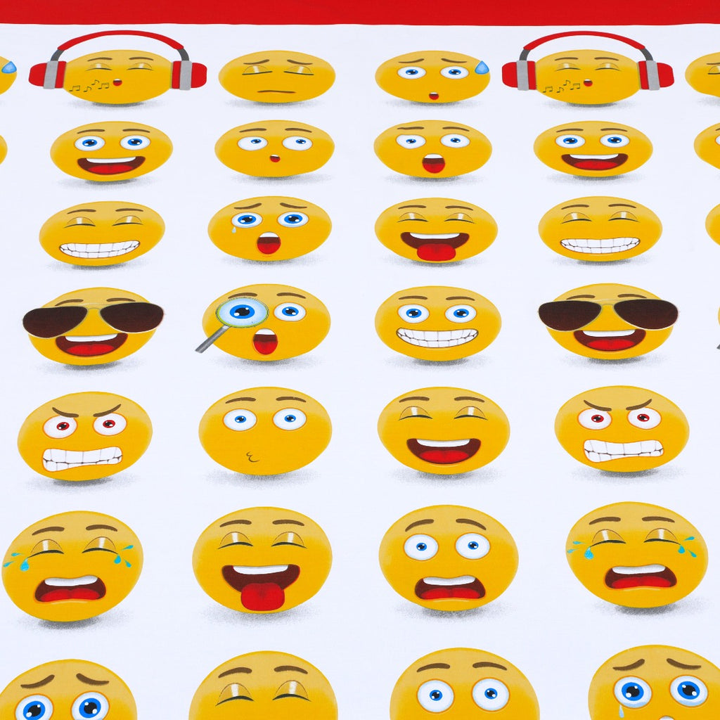 Cartoon Character Bed Sheet Emogies Single-30194