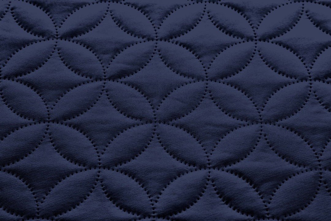 Navy - Waterproof Mattress Protector - Lotus