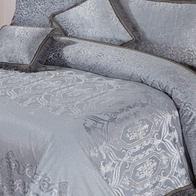 Pure Palachi Bed Sheet Metallic King - 10795 OS - Lotus