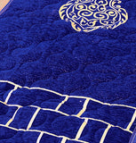 Quilted Prayer Mat (Jainamaz) Motive Blue-50102