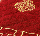 Quilted Prayer Mat (Jainamaz) Motive Red-50101