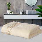 Cream Diamond Bath Towel
