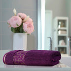 Magenta Diamond Bath Towel