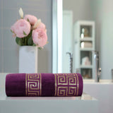 1-Pcs Bath Towel Versatile Magenta-432