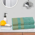 Versatile Bath Towel Mint (Pack Of 2)-009
