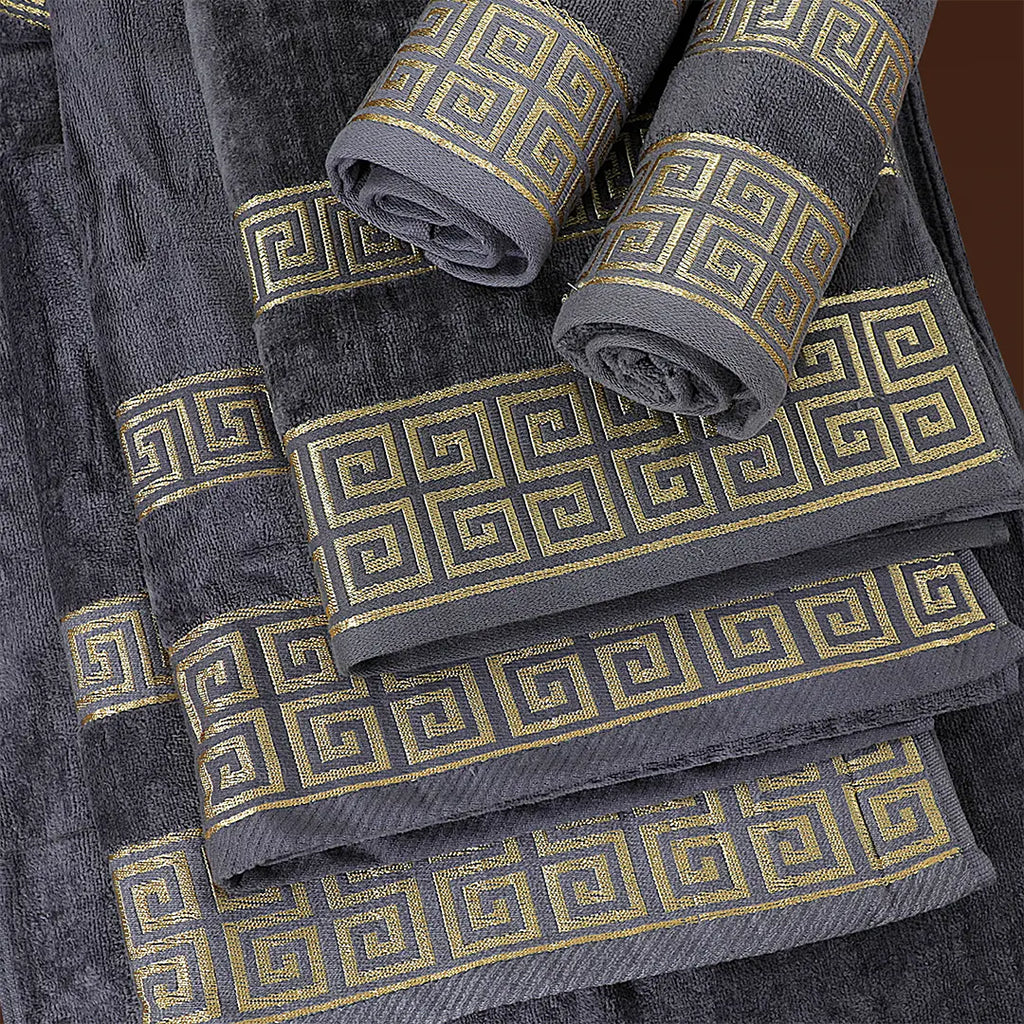 2-Pcs Towel Set Versatile Gray-578