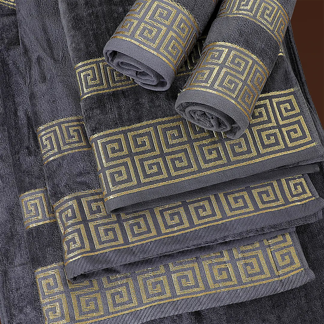 2-Pcs Towel Set Versatile Gray-578