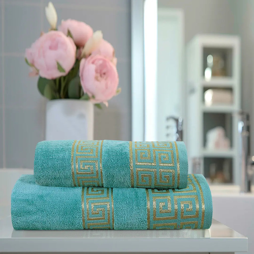 2-Pcs Towel Set Versatile Mint-582