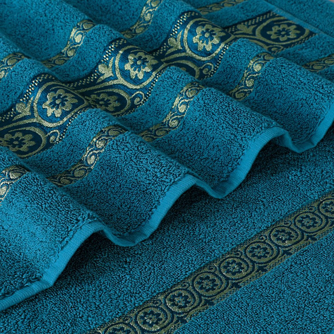 2 - Pcs Towel Set Circle Jade - 028 - Lotus