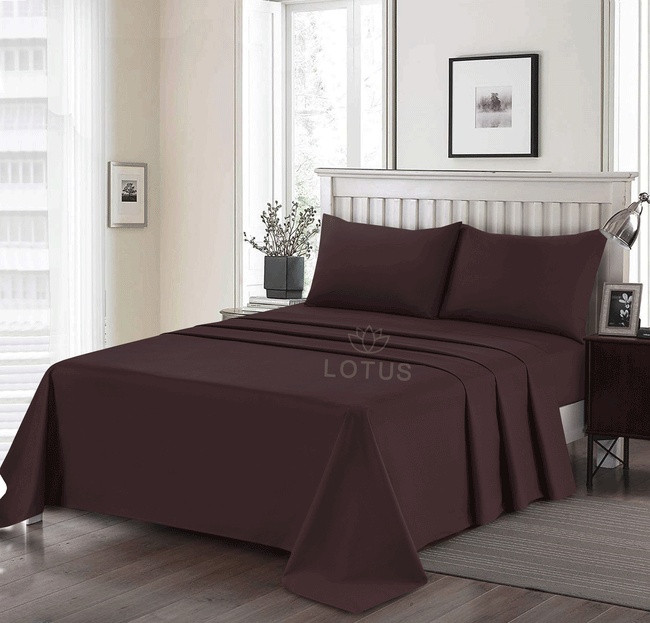 Chocolate - Bed Sheet Set Single Hover Image