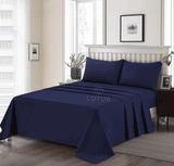 Navy - Bed Sheet Set King