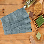 Export Quality Wash & Face Towel Jade (Pack of 4)-526