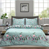 Aqua Bloom - Bed Sheet Set Single