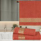 3-Pcs Towel Set 3D Terracotta-466