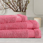 3-Pcs Export Quality Towel Set Coral-538