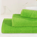 3-Pcs Export Quality Towel Set Parrot Green-513