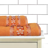 3-Pcs Towel Set Flower & Circle Sunflowers-450