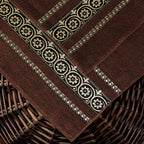 3-Pcs Towel Set Circle Chocolate-597