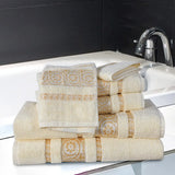 3-Pcs Towel Set Circle Cream-599