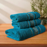 3-Pcs Towel Set Circle Jade Green-596