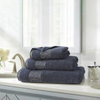 Gray Diamond - 3-Pcs Jacquard Towel Set