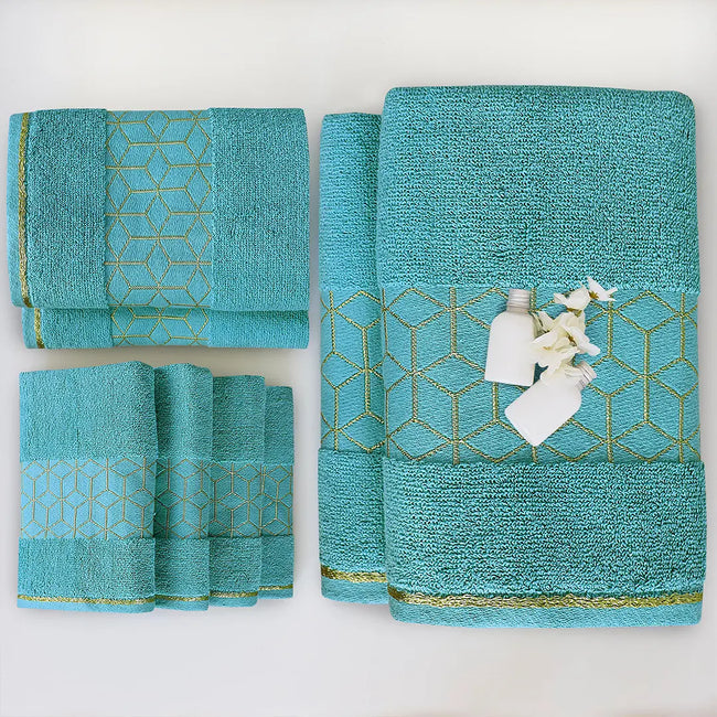 3-Pcs Towel Set Diamond Mint-571 Main Image