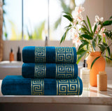 3-Pcs Towel Set Versatile Teal-570