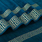 Teal Versatile - 3-Pcs Jacquard Towel Set