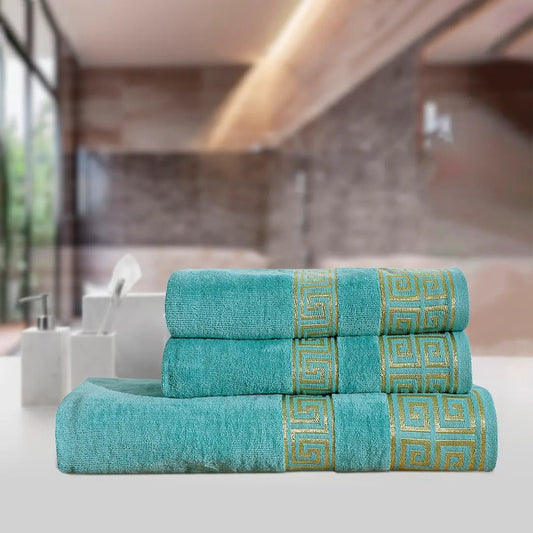 3 - Pcs Towel Set Versatile Mint - 562 - Lotus