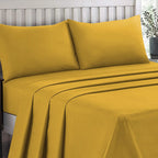 Plain Dyed Bed Sheet Set Olive King-30291 Limited Stock